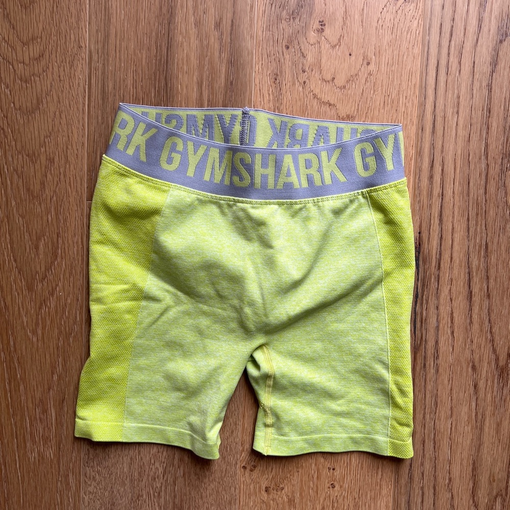 Gymshark Flex Shorts - Lime Marl/Light Grey